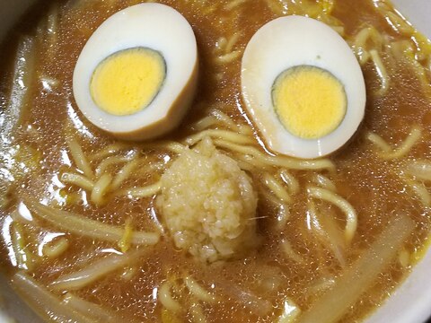 白菜と味玉の生姜ラーメン